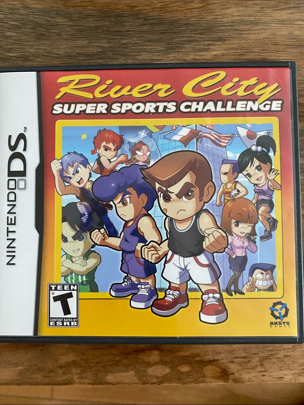Nintendo DS River City Super Sports Challenge - Yellow & Red Cover